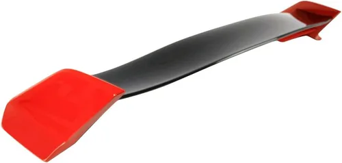Vista 6 de IKON MOTORSPORTS, Alerón de maletero prepintado compatible con Honda Civic 4Dr Sedan 2016-2021, TR pintado #731513 Centro negro brillante y tapa