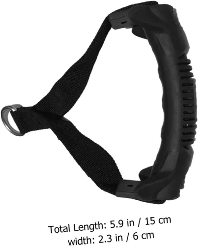 Vista 3 de BESPORTBLE 3 unids Fitness Handle Single Grip Handle Banda De Resistencia para Ejercicios Fitness Cuerda Elástica Mango Polea de Cable Mango