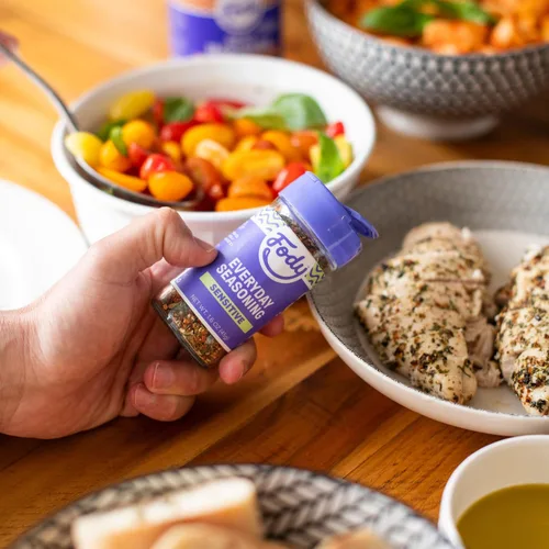 Vista 5 de Fody Foods Everyday Seasoning, 1.6 onzas, sin ajo y cebolla, certificado bajo en FODMAP, apto para intestino e IBS, vegano, sin OMG, sin gluten