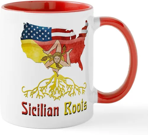 Vista 21 de CafePress Sicilia Mug - Taza de café de cerámica (11.0 fl oz)