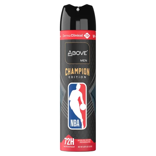 Vista 2 de Above NBA - Desodorante antitranspirante en aerosol para hombres CHAMPION EDITION Protección contra el sudor y el olor 72H Desodorante