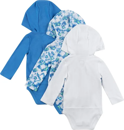 Vista 9 de Hanes Body de manga larga para bebé, sudadera con capucha para niños y niñas, paquete de 3