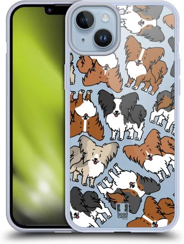 Vista 27 de Head Case Designs Airedale Terrier - Funda de gel suave con 4 patrones de razas de perro [protección de grado militar] compatible con Apple iPhone 7