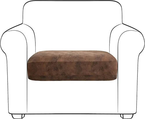 Vista 32 de Yates Home Funda de cojín de piel sintética para sofá, impermeable, elástica, para asiento de caravana, sofá biplaza, protector de muebles, funda