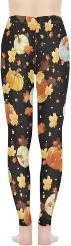 Vista 3 de PZZ BEACH Leggings de yoga de cintura alta, pantalones deportivos largos para acondicionamiento físico con patrón novedoso