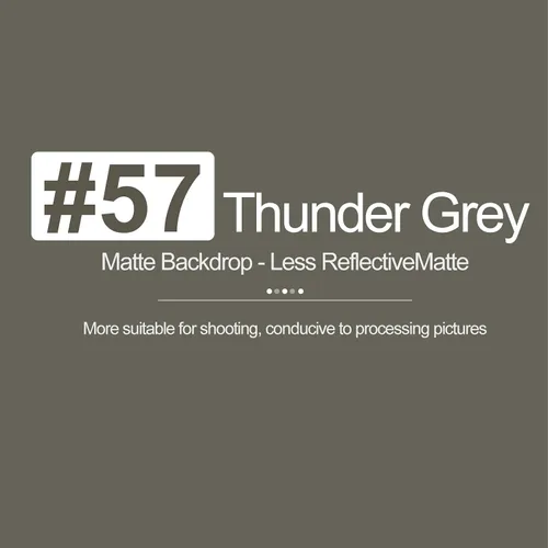 Vista 4 de Emart Thunder - Telón de fondo de papel gris de 53 x 16 pies, rollo de papel sin costuras para sesión de fotos, fotos de estudio pequeño, alimentos