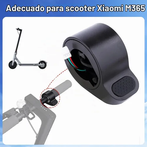 Vista 7 de Pieza de repuesto compatible con el acelerador de pulgar eléctrico Xiaomi M365/Pro 1S