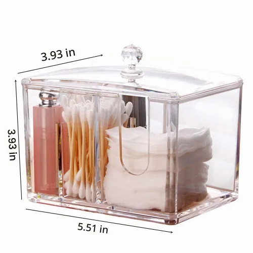 Vista 3 de Watpot Dispensador de almohadillas de algodón para almacenamiento de bolas