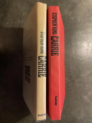 Vista 9 de Rare Carrie by Stephen King (1974) Original Hardcover Book Club Edition Tapa dura