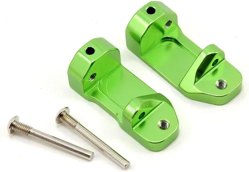 Vista 2 de Traxxas 3632G Bloques de ruedas de aluminio anodizado verde 6061-T6 (par)