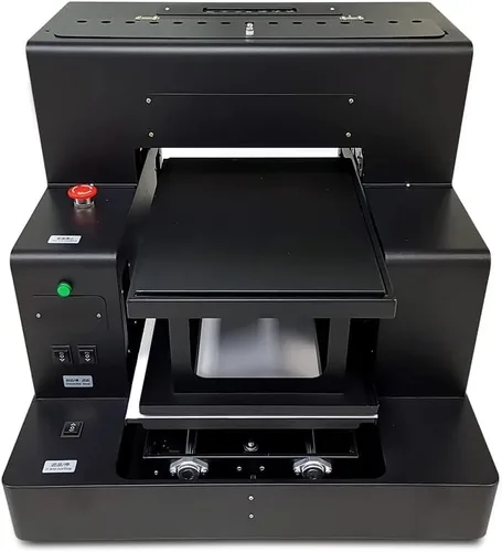 Vista 2 de Impresora automática de camisetas A3 DTG DTF Impresora con plataforma de vacío Impresora DTG de cama plana Impresión en camiseta oscura/ligera