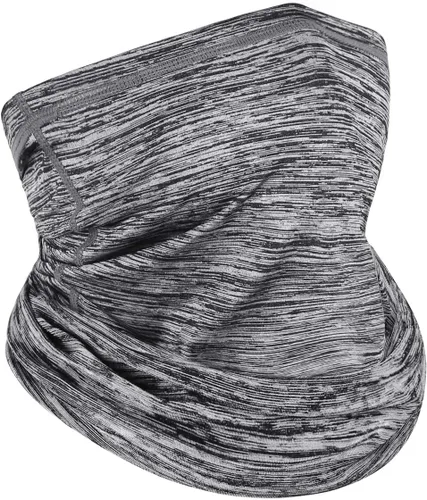 Vista 8 de Achiou Cooling Neck Gaiter Face Cover Scarf, UV Protection Mask for Men and Women,Soft Windproof, Hiking Cycling Running