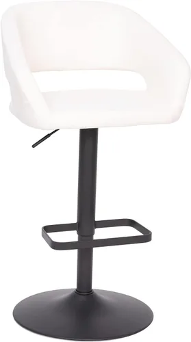 Vista 11 de Flash Furniture Erik Taburete de bar contemporáneo de altura ajustable con reposapiés y respaldo medio redondeado, taburete tapizado o altura