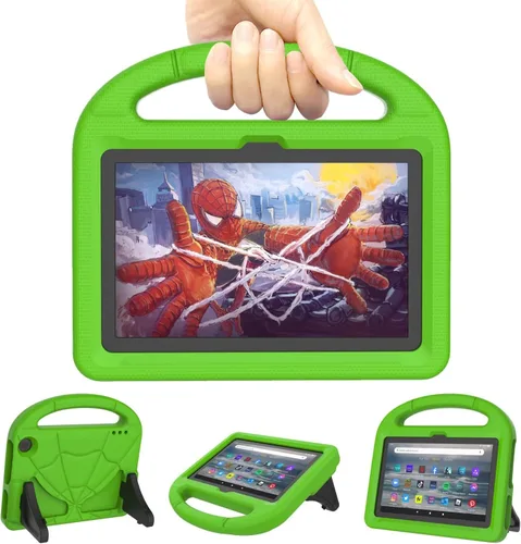 Vista 14 de Funda para tableta para nuevo 7 pulgadas 2024, cubierta ligera a prueba de golpes para niños con cubierta de soporte - negro
