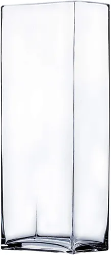 Vista 14 de WGV - Jarrón rectangular de bloque de 6 pulgadas, ancho de 4 pulgadas, altura de 6 pulgadas, recipiente de vidrio transparente para ramo de flores