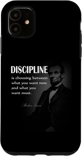 Vista 5 de Funda con cita para iPhone 15 Abraham Lincoln