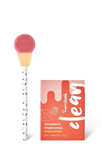 Vista 9 de SuperMouth® Raspador de lengua de una sola cuchara para niños pequeños y niños de 2 a 5 años – Cepillo de doble cara y raspador que elimina