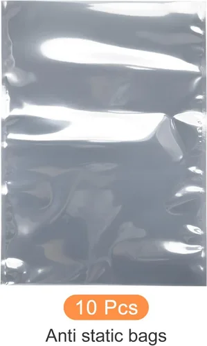 Vista 6 de Bolsas antiestáticas de protección ESD reutilizables, [para dispositivo electrónico GPU disco duro SSD HDD placa madre] - 10 x 14 pulgadas/10
