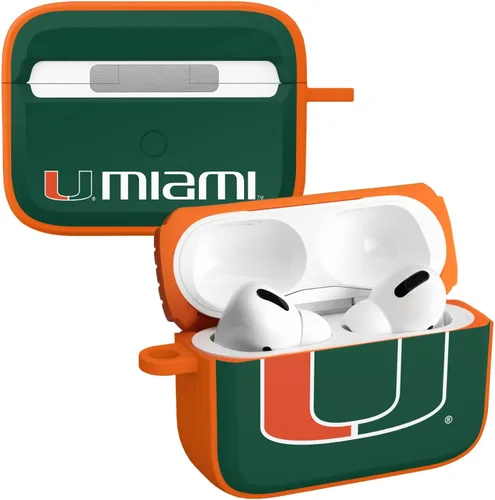 Vista 7 de Affinity Bands Miami Hurricanes Champion Series HDX - Funda compatible con Apple AirPods Pro