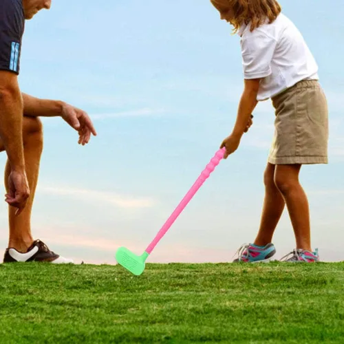 Vista 3 de Palos de golf para niños, minigolf para niños, suministros para interiores y exteriores, la diversión de cultivar la imaginación y la observación