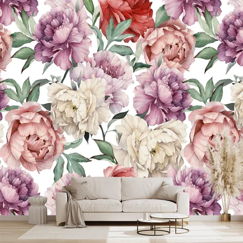 Vista 11 de Mural de hojas negras y doradas para dormitorio, papel tapiz botánico tropical, decoración de plantas, sala de estar, fondo de televisión, mural