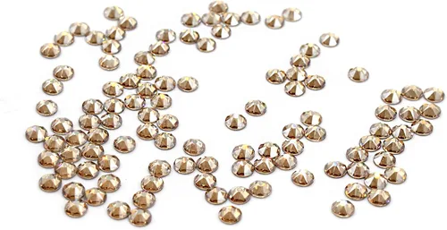Vista 3 de Preciosa Viva Rhinestones - Sin Hotfix Flatback - Miel Dorada - SS20 (0.197 in) - Elige tu cantidad (144)
