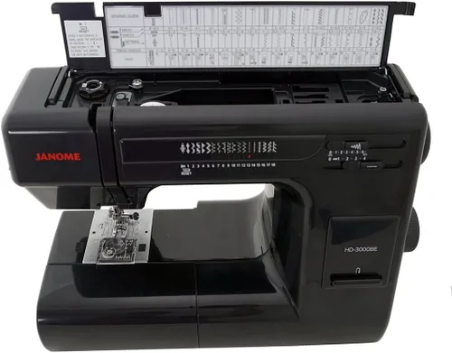 Vista 6 de Janome HD 3000 BE Black Edition con paquete de bonificación exclusivo