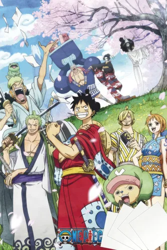 Vista 9 de One Piece - Póster de TV de anime (lano) (tamaño: 24 x 36 pulgadas) (póster laminado)