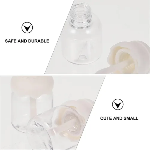 Vista 8 de Tubos vacíos de brillo de labios, 20 unidades de mini contenedores reutilizables transparentes de brillo de labios vacíos para bálsamos labiales