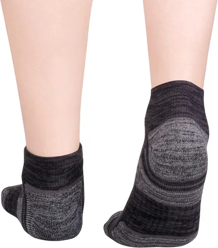 Vista 8 de YUEDGE Paquete de 5 calcetines de tobillo para hombre acolchados de corte bajo para entrenamiento golf atléticos para hombre talla 6-9 9-12