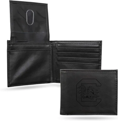 Vista 97 de NCAA Rico Industries Cartera Billetera con Grabado Láser Cartera Billetera con Grabado Láser - Diseño Delgado - Gran Regalo