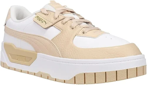Vista 2 de PUMA Cali Dream - Tenis casuales con plataforma para mujer, color beige, blanco