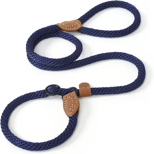Vista 15 de Mile High Life Correa antideslizante para perro, correa de cuerda resistente de 4 pies, 5 pies, 6 pies, para entrenamiento sin tirones, correa