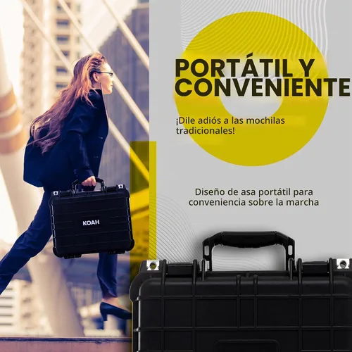 Vista 4 de Koah Estuche rígido de plástico resistente a