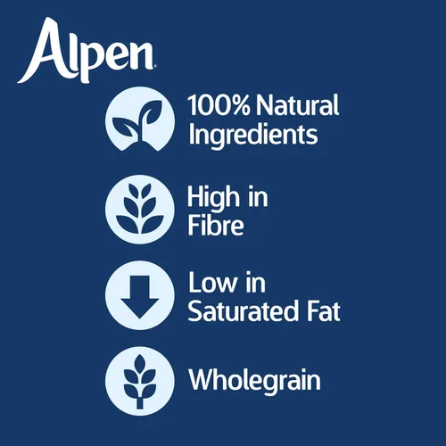 Vista 3 de Alpen Sin Azúcar Añadido La Receta Suiza 560 G (Paquete de 6)