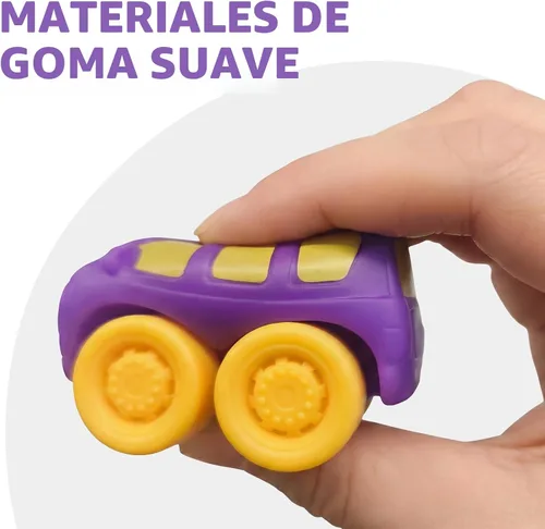 Vista 4 de ALASOU 12 juguetes de goma suave para niños de 1 año con tapete de juego/bolsa de almacenamiento, juguetes para bebés, regalos para niños de 1 año