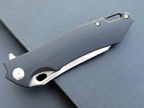 Vista 4 de Eafengrow EF934 Cuchillo de bolsillo D2 Hoja de acero Cuchillo plegable G10 Mango Liner Lock Camping Survival Tool Cuchillos para acampar al aire