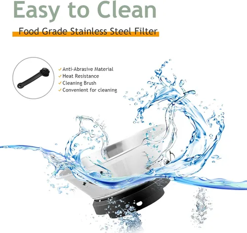 Vista 5 de COSTWAY Máquina exprimidora, exprimidor centrífugo con boca de 3 pulgadas de ancho, máquina de jugo de acero inoxidable sin BPA con control de 2