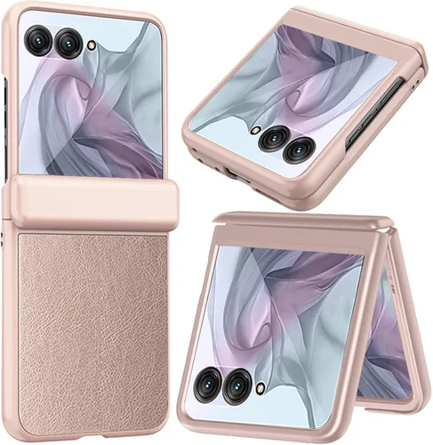 Vista 23 de NINKI Funda para Motorola Razr 60 Ultra con protector de pantalla integrado, protección de bisagra a prueba de golpes, resistente, ultra delgada