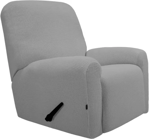 Vista 42 de PureFit Funda elástica para sofá biplaza, funda de sofá suave y antideslizante de jacquard de elastano, protector de muebles lavable con espuma