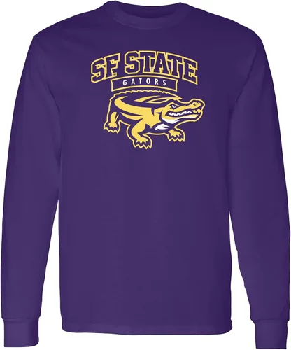 Vista 37 de NCAA oficial de College – University Team Color Arco Logo Manga Larga