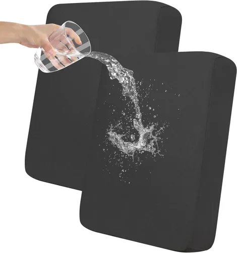 Vista 14 de Easy-Going Funda de cojín 100% impermeable para asiento de sofá, funda de cojín elástica de muebles, para niños, mascotas, cojín de sofá biplaza