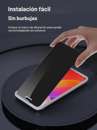Vista 5 de GIGIKISS Protector de pantalla de privacidad compatible con iPhone 15 Pro de 6.1 pulgadas, protector de pantalla de vidrio templado HD antiespía