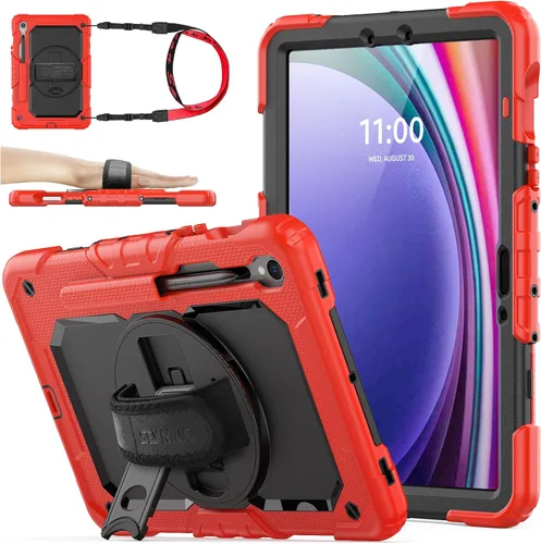 Vista 24 de SEYMAC stock Funda para Samsung Galaxy Tab S10 Lite / S10 FE / S9 FE 5G / S9 Funda para Tableta 10.9''/ 11'' Protectora con Protector de Pantalla