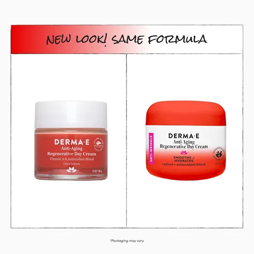Vista 4 de Derma E Crema de día regenerativa antienvejecimiento – Crema hidratante de astaxantina para rostro – Crema antiarrugas ligera y reafirmante