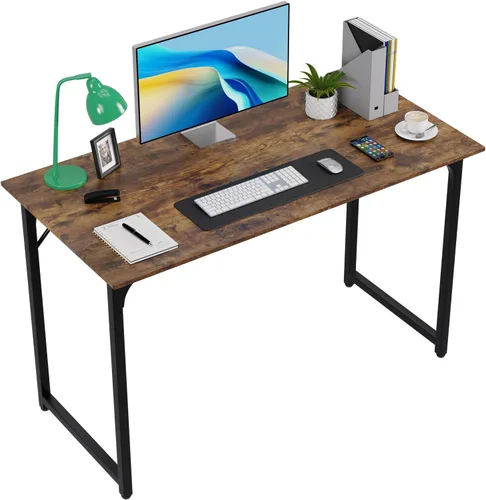 Vista 13 de FDW Escritorio pequeño de oficina de 32 pulgadas, escritorio de oficina en casa, escritorio de estudio para estudiantes/escritorio de estilo simple