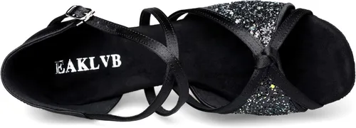 Vista 4 de EAKLVB Ballroom Dance Shoes Women, Latin Salsa Bachata Practice Performance Dancer Shoes