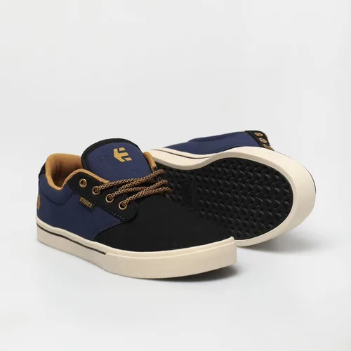 Vista 4 de Etnies Jameson 2 Eco Sustainable Skate Style, Reinforced Cupsole, Cushioned Feel, Everyday Sneakers, Vegan Negro/Azul