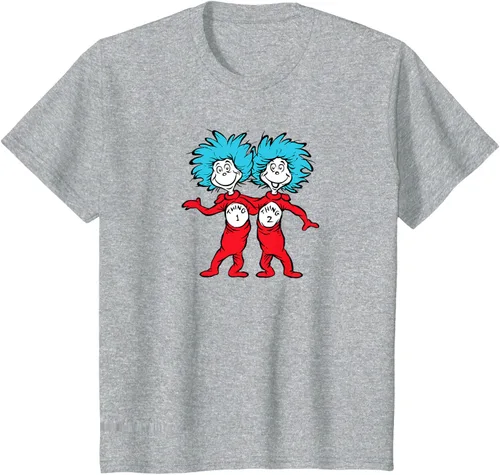 Vista 57 de Dr. Seuss Thing 1 Thing 2 Buddies - Camiseta Negro