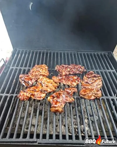 Vista 8 de MixRBBQ Cenicero de 20 pulgadas con 2 colgadores de rejilla de fuego para Chargriller 5050, 5072, 5650, 2123 2223 2823 2823 parrillas de carbón